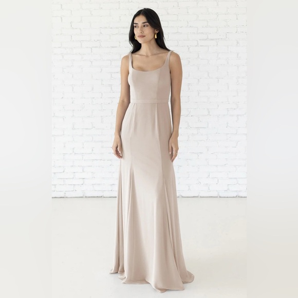 NWT Wtoo by Watters Bridesmaid Dress Style 00221 | Size M | Color Sugar - Picture 1 of 9